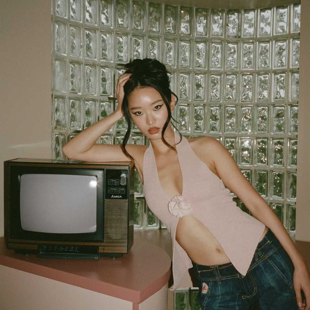 With Jean Rose Top M